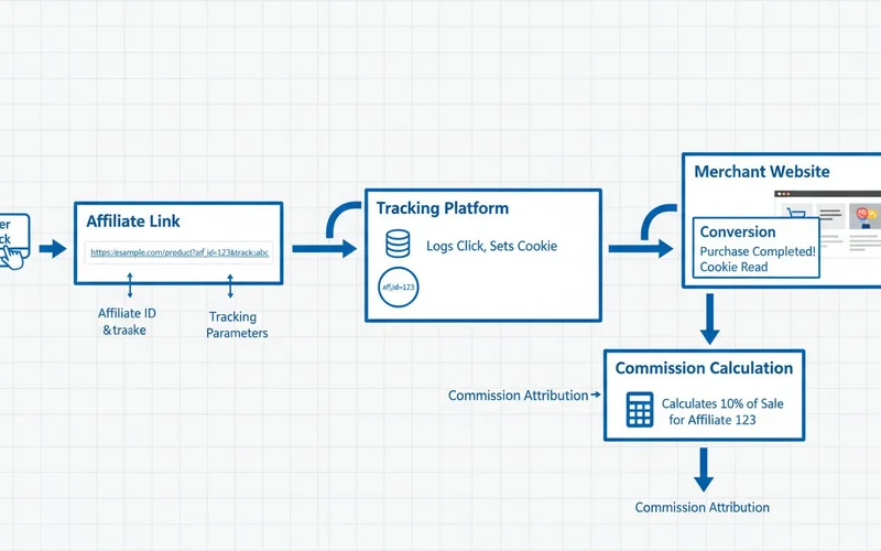 Referral Link Attribution and Sub-Affiliate Reward Structure
